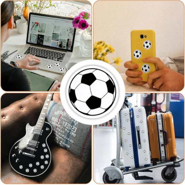 Football Stickers Waterproof Vinyl Suitable For Laptops Bottles Notebooks And Mobile Phones Ideal Gift Players Teams Fans Sports 10 Sheets 120 Pieces