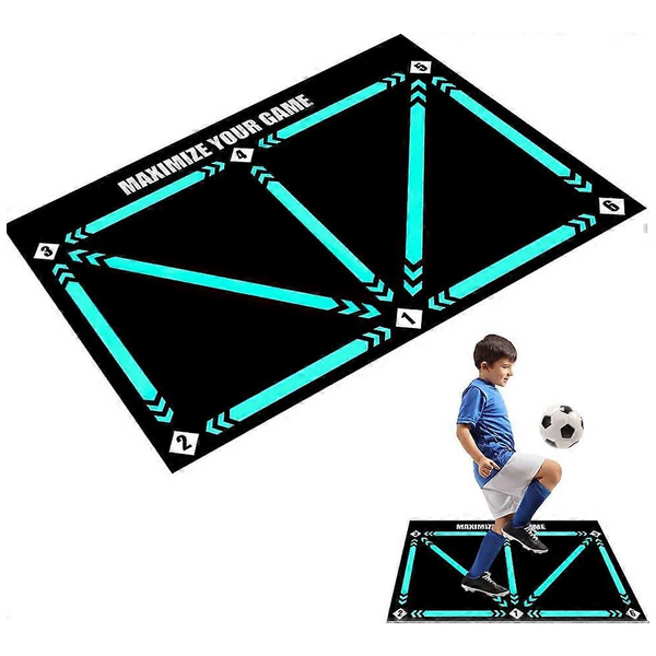 Football Training Mat Silent Step 60X90cm Training Aids