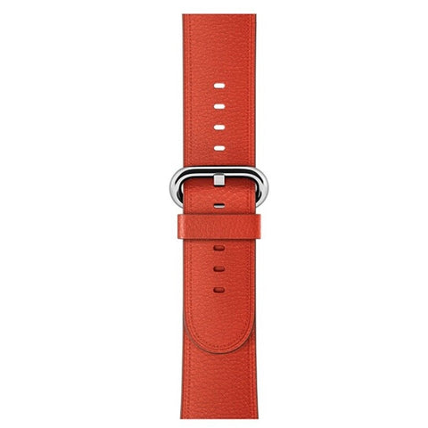 For A Pple Watch 1 2 3 4 5 Universal Leather Strap Red