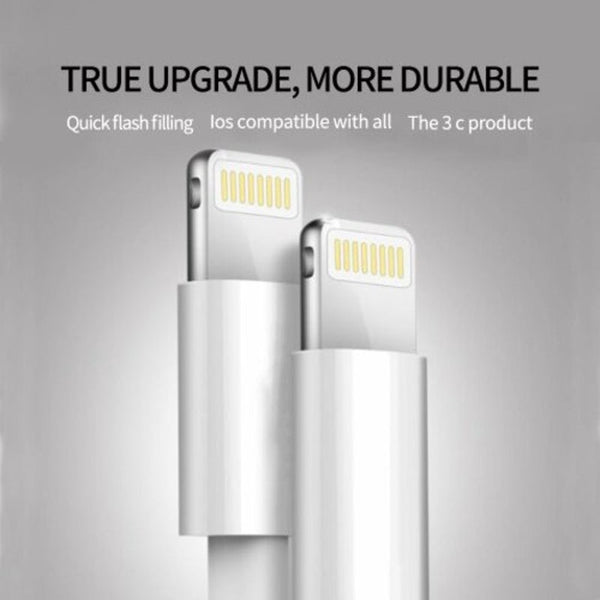 For Apple High Speed Charging Cable Iphone5 / Iphone6 Iphone7 Iphone8 Ipad White Cables & Adapters