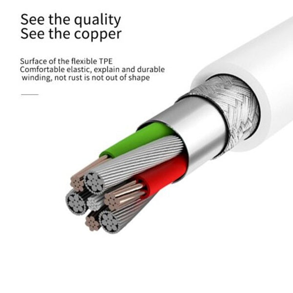 For Apple High Speed Charging Cable Iphone5 / Iphone6 Iphone7 Iphone8 Ipad White Cables & Adapters