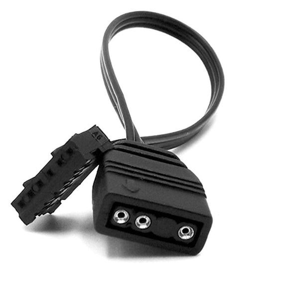 For Coolmoon Fan Controller Adapter Cable Small 4Pin6pin To 5V Argb 3Pin Converter Cord Computer Case Fans