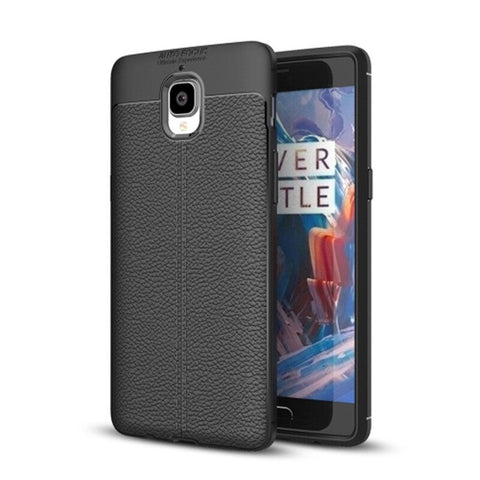 For Oneplus 3 / 3T Texture Tpu Protective Caseblack