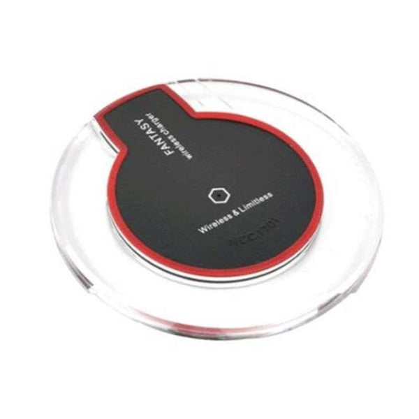 For Qi Wireless Charger Charging Power Pad Slim Receiver Iphone X / 8Plus Jet Black