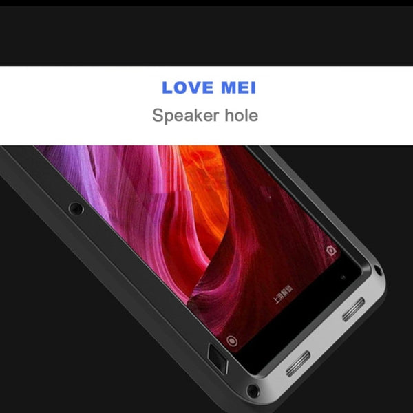 For Xiaomi Mi Mix Professional And Powerful Dustproof Shockproof Anti Slip Metal Silicone Combination Casesilver