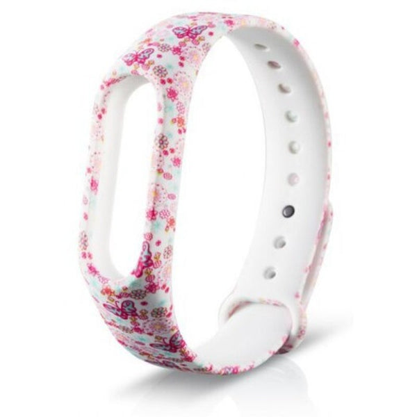 For Xiaomi Miband 2Replacement Bracelet Colorful Strap Wristband Pink