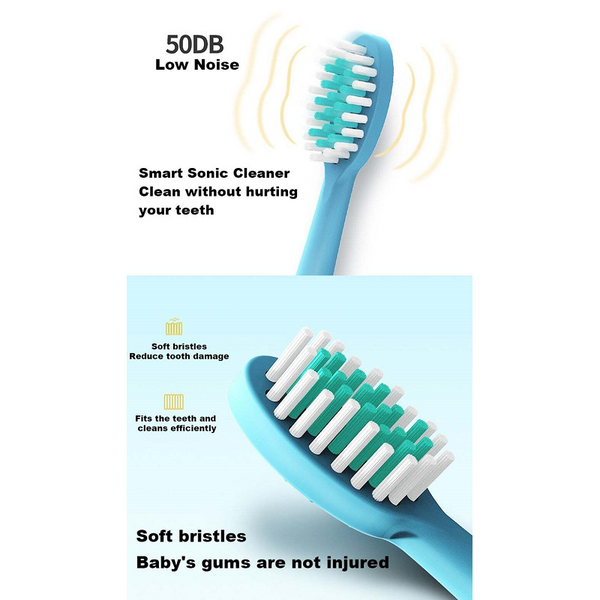 Children Electric Toothbrush Cartoon Pattern Kids Replace Head Ultras Electric Toothbrushes