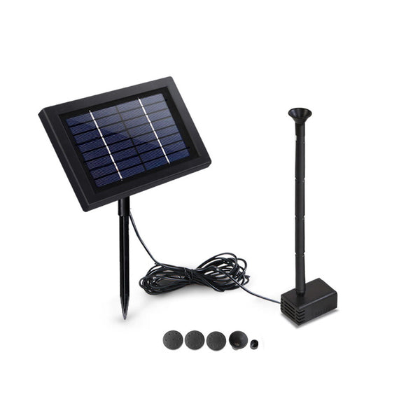 Gardeon Solar Pond Pump Water Fountain Outdoor Powered Submersible Filter 4Ft Outdoor Fountains
