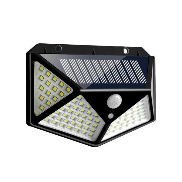Outdoor Lighting Four Sided 100 Led Solar Power Wall Lights Landscape & Walkway Lights