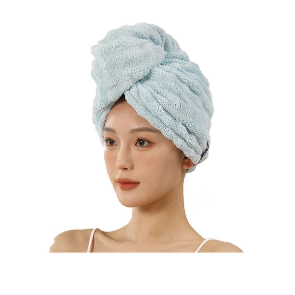 French Style Dry Hair Cap For Adults Extra Large And Thick Strong Water Absorption Quick Drying Care One Piece Head Wrap Towel Towels & Washcloths