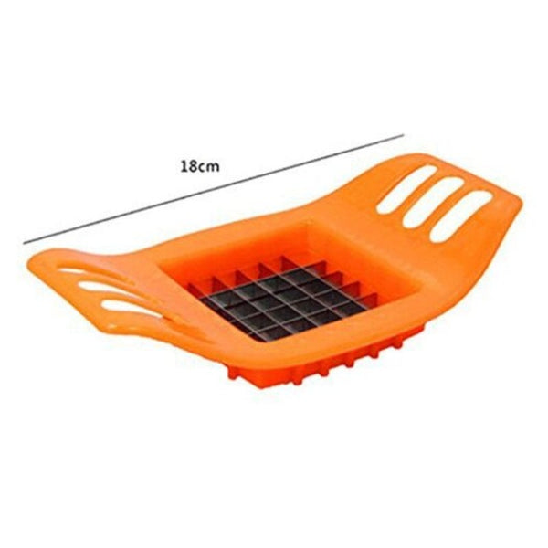 Fries Potato Chips Vertical Cutter Slicer With Stainless Steel Blade Orange