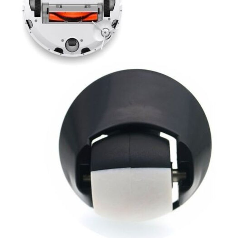 Front Caster Wheel Replacement Parts Black Vacuum Cleaner Parts