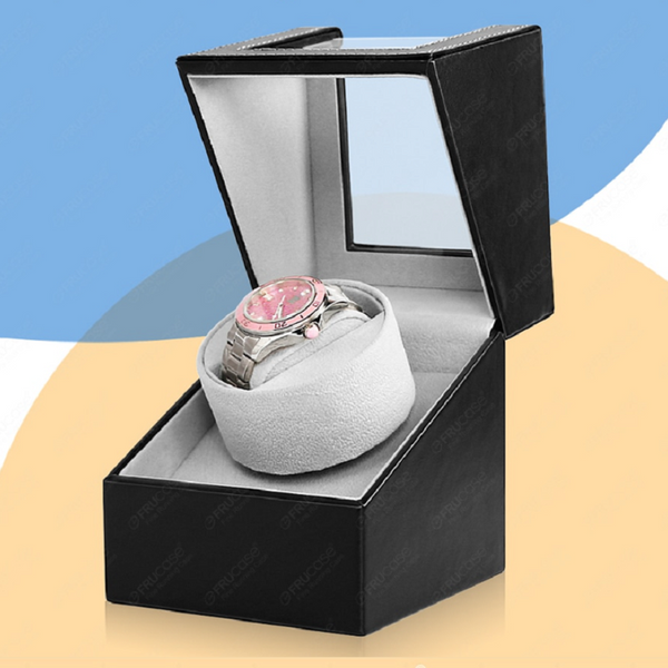 Single Watch Pu Leather Winder For Automatic Watches Watch Winders