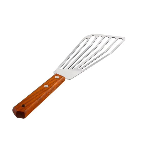 Non Slip Stainless Steel Kitchen Frying Spatula Leaky Shovel Fish Slice Turner Whisks