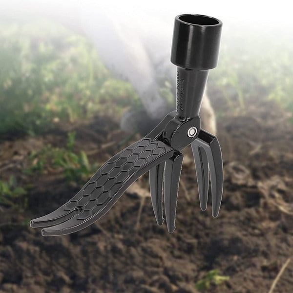 Weed Puller Tool 4 Claws Manual Weeder Root Remover Steel Outdoor Gardening Garden Tool Sets