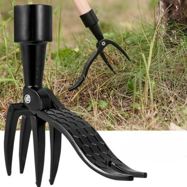 Weed Puller Tool 4 Claws Manual Weeder Root Remover Steel Outdoor Gardening Garden Tool Sets
