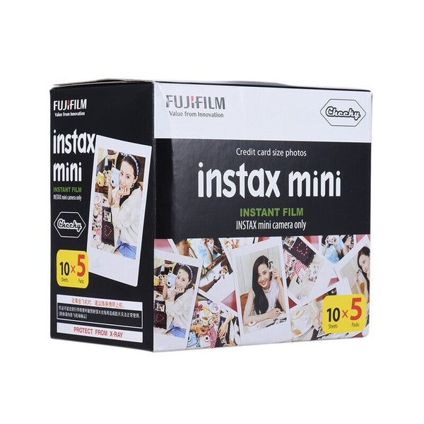Fujifilm Instax Mini 50 Sheets White Film Photo Paper Snapshot Album Instant Print For 7S 8 25 90 3