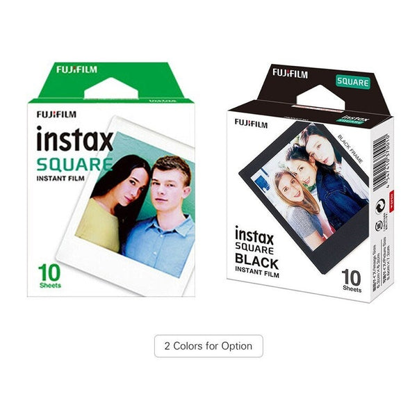 Fujifilm Instax Square Camera Instant Film Photo Paper Black