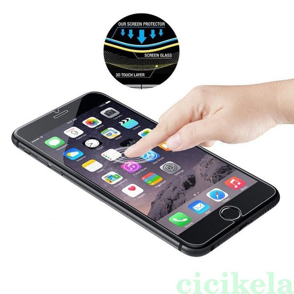 Full Cover Tempered Glass Screen Protective For Iphone 7 Plus Accessory 5 Screen Protectors