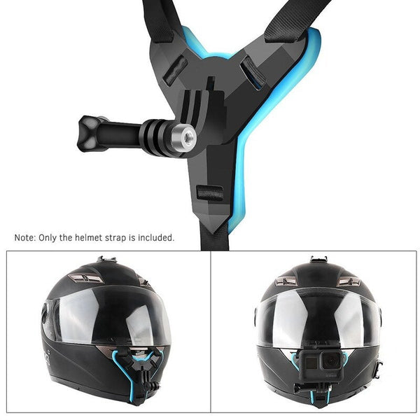 Full Face Helmet Chin Mount Jaw Holder Motorcycle Strap 01 Helmet Locks