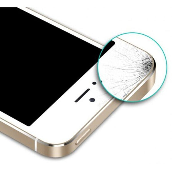 Full Screen Protection Tempered Glass 9H For Iphone 5 / 5S Se Black Screen Protectors