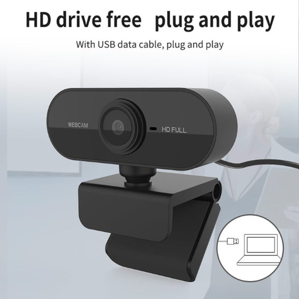 Full Hd 1080P Webcam Computer Pc Camera With Microphone Cameras For Live Broadcast Video Calling Conference Work