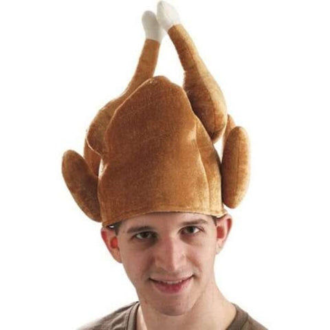 Funny Adults Hat Thanksgiving Day Roasted Turkeycute Party Festival Caps Brown Hats