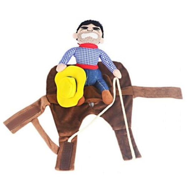 Funny Cowboy Design Pet Dog Clothes L Dog Costumes
