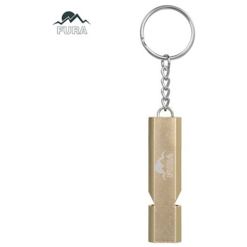 Safety Whistles Mini Dual Channels Whistle Golden