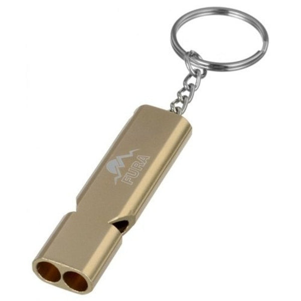 Safety Whistles Mini Dual Channels Whistle Golden