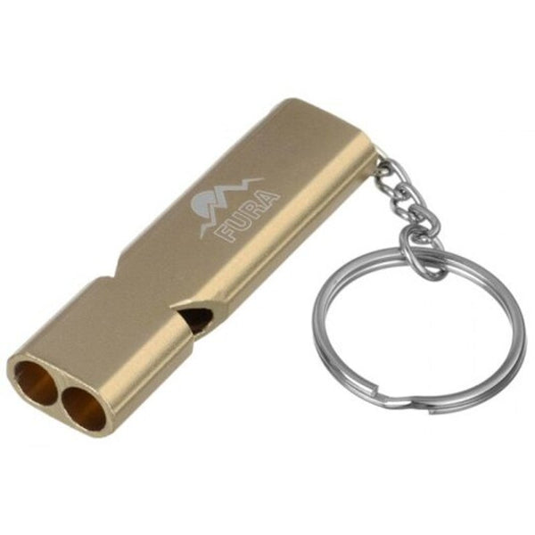 Safety Whistles Mini Dual Channels Whistle Golden