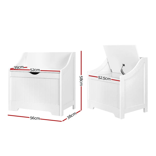 Keezi Kids Toy Box Chest Children Storage Clothes Toys Organiser Square Toy Boxes