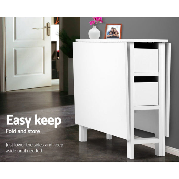 Artiss Gateleg Dining Table Dining Tables