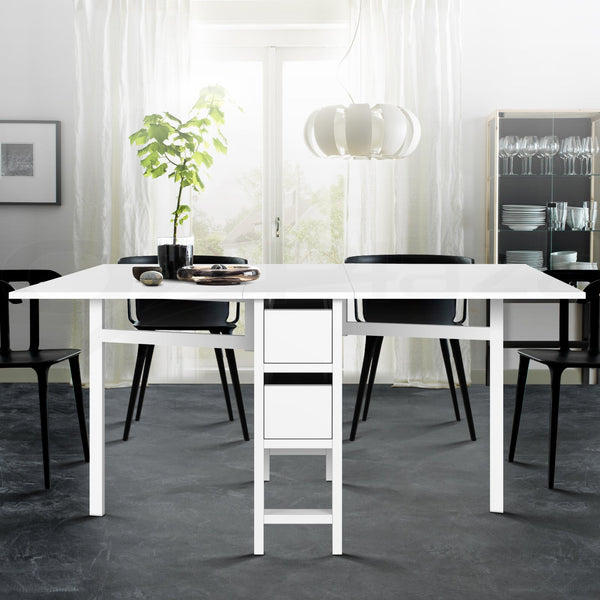 Artiss Gateleg Dining Table Dining Tables