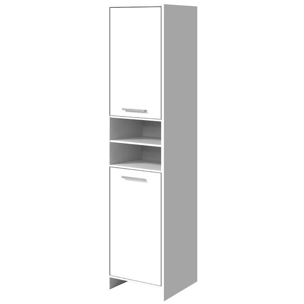 Artiss 185Cm Bathroom Tallboy Toilet Storage Cabinet Laundry Cupboard Shelf White Bathroom Cabinets