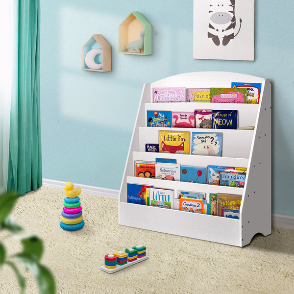 Keezi 5 Tiers Kids Bookshelf Magazine Rack Shelf Organiser Bookcase Display Kids Bookshelves