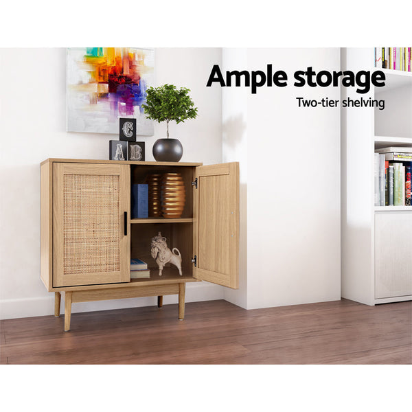 Artiss Rattan Buffet Sideboard Cabinet Storage Hallway Table Kitchen Cupboard Sideboards & Buffets