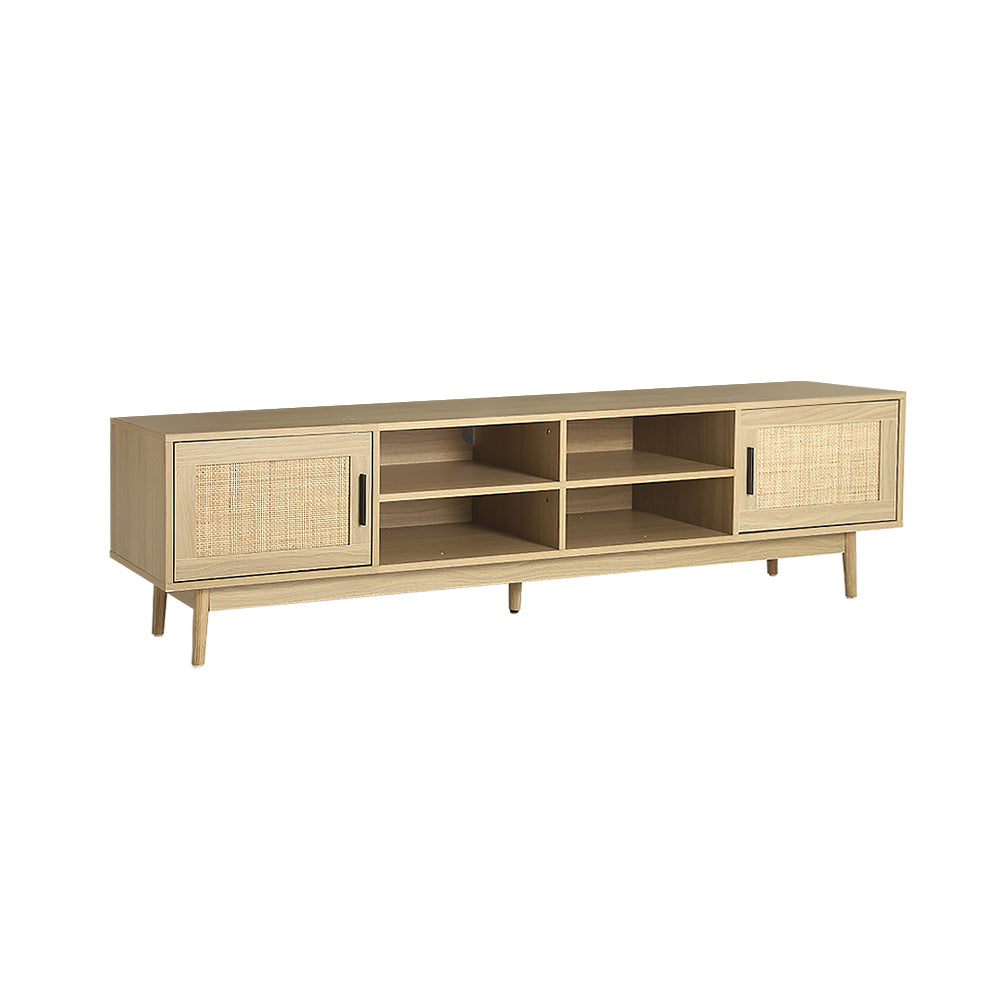 Artiss Tv Cabinet Entertainment Unit Storage Cabinets Rattan 180Cm Tv Stands & Entertainment Units