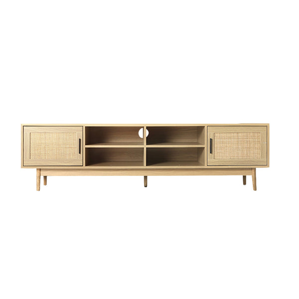 Artiss Tv Cabinet Entertainment Unit Storage Cabinets Rattan 180Cm Tv Stands & Entertainment Units