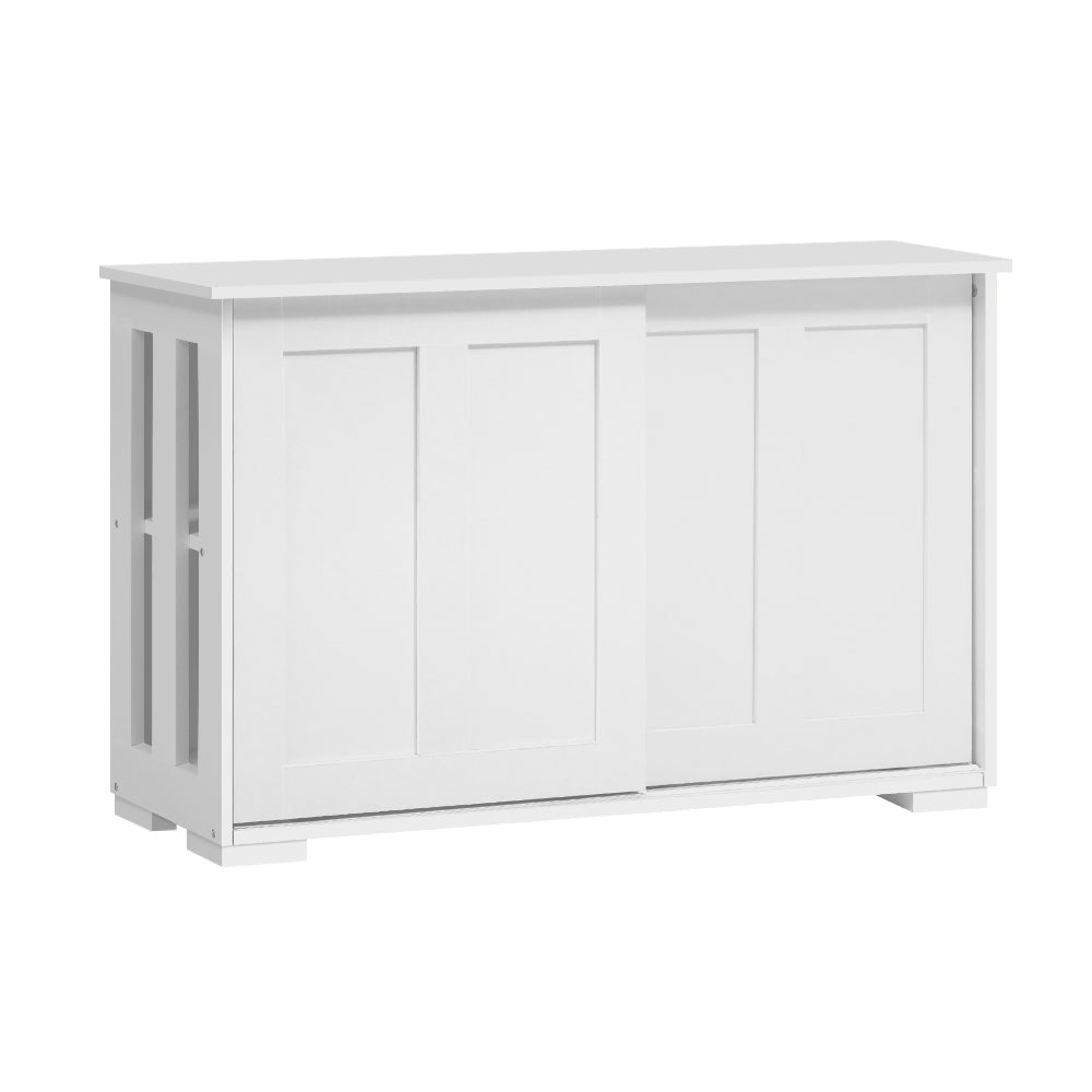 Artiss Buffet Sideboard Cabinet White Doors Storage Shelf Cupboard Hallway Table Sideboards & Buffets