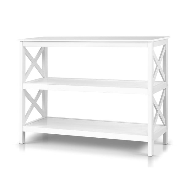 Artiss Storage Console Table White Hall Tables