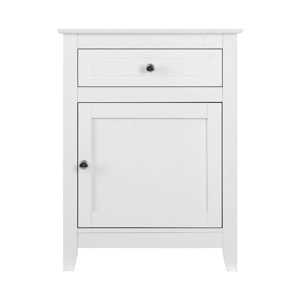 Artiss Big Storage Drawers Cabinet Nightstand Lamp Chest White Bedside Tables