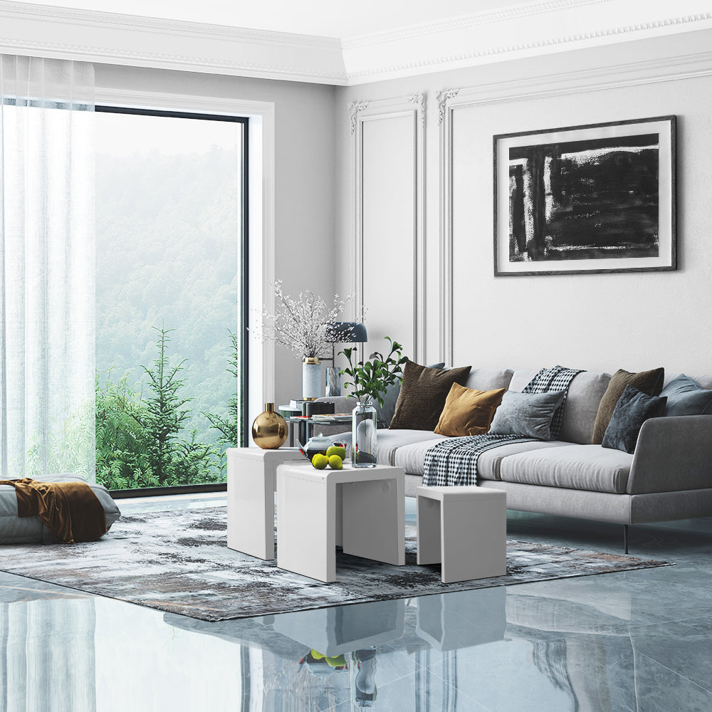 Artiss Set Of 3 Nesting Tables