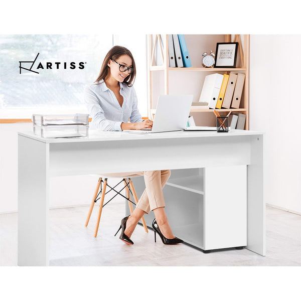 Artiss Office Computer Desk Corner Study Table Workstation Bookcase Storage Home Office Desks