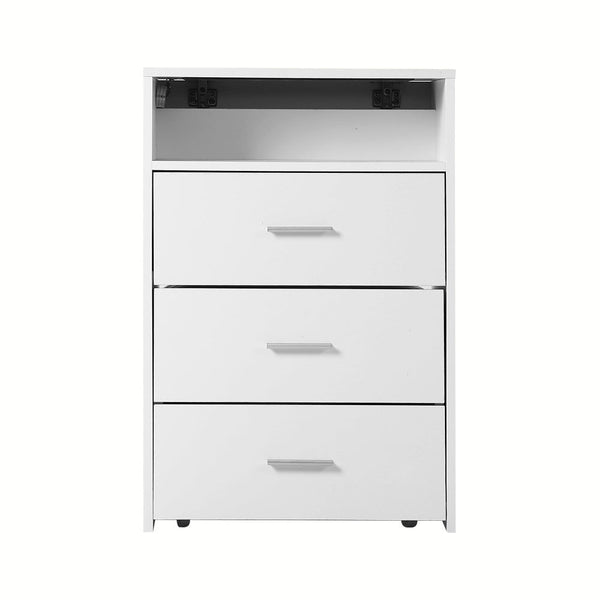 Artiss Dressing Table 2 In 1 Set Hidden Makeup Mirror Storage Drawers Bedside Tables