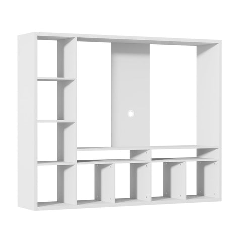Artiss Entertainment Center Unit Tv Stand Cabinet Open Shelves 183Cm White Tv Stands & Entertainment Units