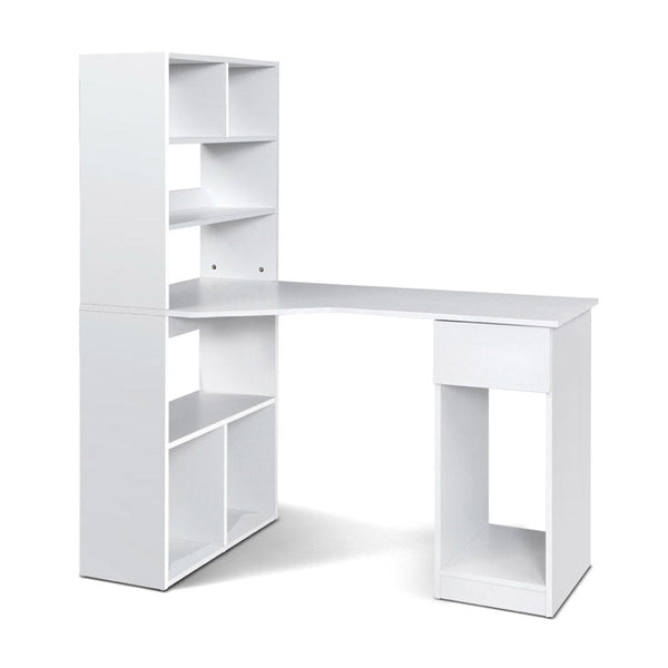 Artiss Office Computer Desk Student Study Table Home Workstation Corner Shelf Home Office Desks