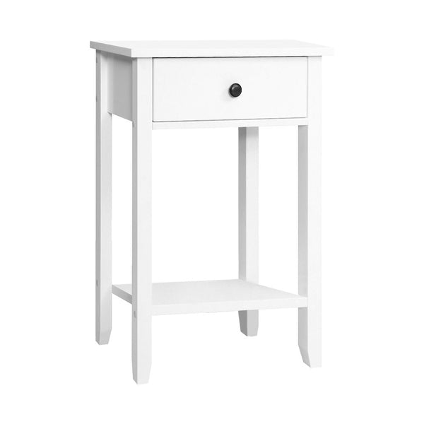 Artiss Drawer Side Nightstand White Storage Cabinet Shelf Bedside Tables