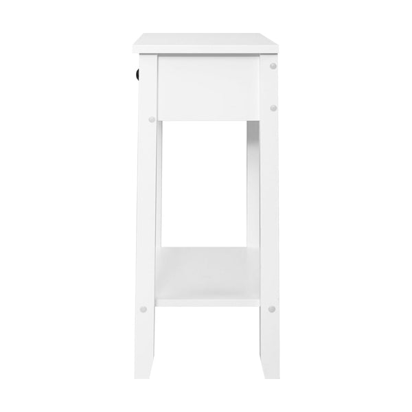 Artiss Drawer Side Nightstand White Storage Cabinet Shelf Bedside Tables