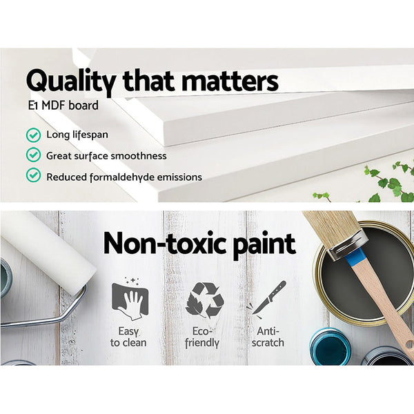 Artiss Storage Cabinet Chest Of Drawers Dresser Bedside Table Bathroom Stand Bedside Tables